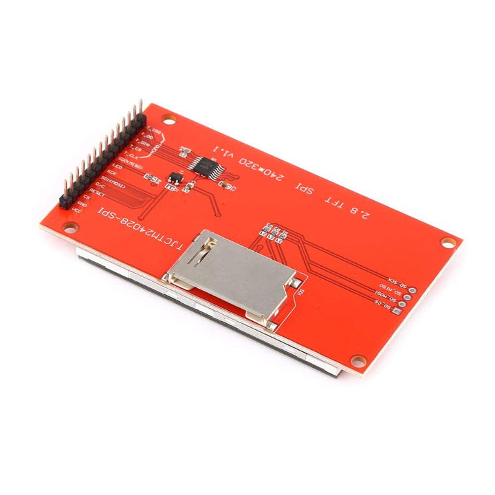 LCD-Anzeige, 2,8 Zoll 240x320 SPI TFT-LCD-Panel Anzeigemodul mit Seriellem Port und PCB-Platte ILI93
