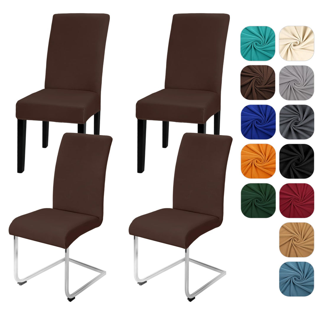 Yugarlibi Stuhlhussen 4er Set Stretch Stuhlhussen Schwingstuhl Elastische Hussen Stuhlbezug Abnehmba