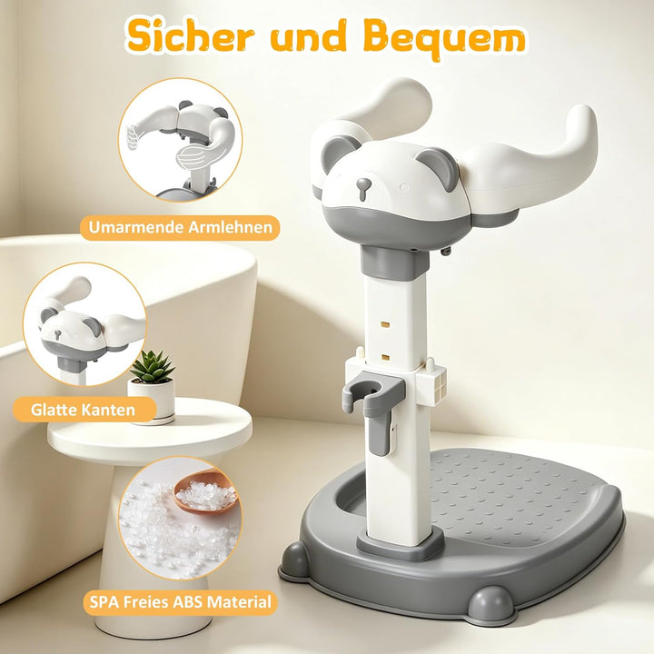 Baby Dusche Ständer Einstellbarer Baby Shower Stand Support mit AntiRutsch-Basis, Anehmbarem Sitz, D