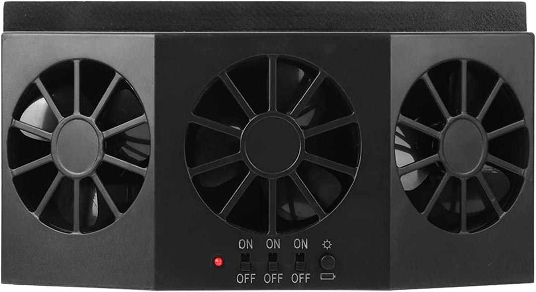 Auto Fanr Powered Heat Window Vent Auto Pet Cooling Fan Ac16 Car Window Fan Schwarz Abs Portabler Po