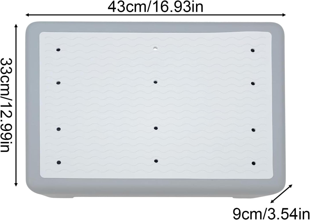 Tritthocker Trittstufe, 43x33x9cm PP rutschfeste Halbstufen, Trittstufe Indoor, Half Step Hocker, Tr