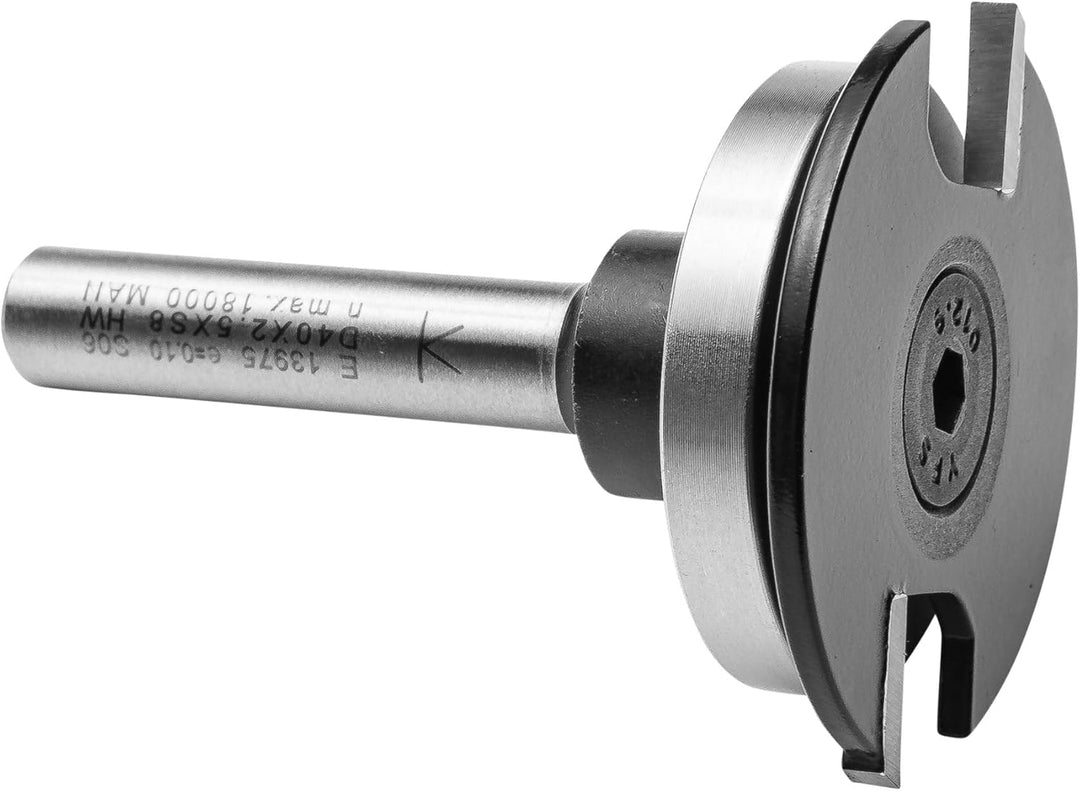 ENT 13975 Scheibennutfräser HW, Schaft (S) 8 mm, Durchmesser (D) 40 mm, NL 2,5 mm, ØKL 32 mm, T 4 mm