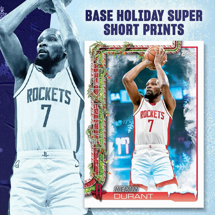 2025 Topps Holiday-Basketball – Fabrikversiegelt – Mega-Box Mega Box, Mega Box