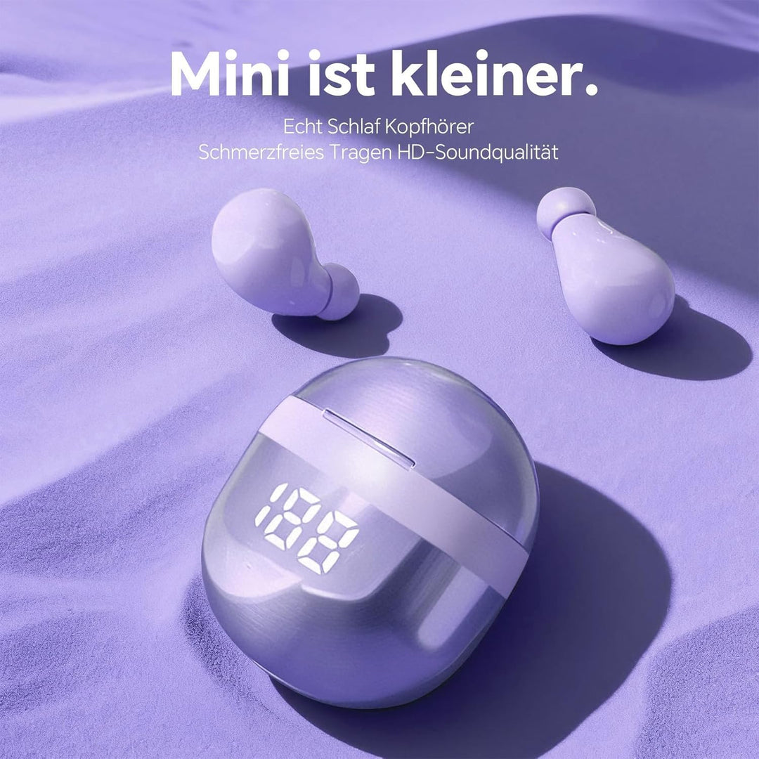 Mini unsichtbare Kopfhörer Bluetooth kabellos in Ear kleinste drahtlose schnurlose Ohrhörer Wireless