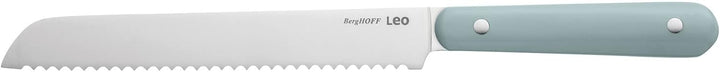 BergHoff Messerblock Set Slate - Leo (7-teilig, Kochmesser Set mit Holzblock, Küchenmesser Schälmess