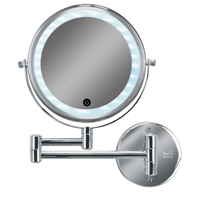 Kleine Wolke Kosmetikspiegel Lumi Mirror Silber Spiegel, Metall chromiert/Glas, Masse: ca. 29 x 36 x