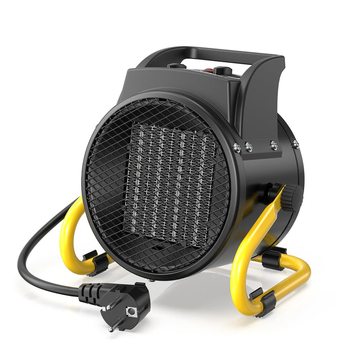 Heizlüfter 2000 Watt Keramik Heizstrahler Elektroheizer Bauheizer Bautrockner mit Thermostat Heizger