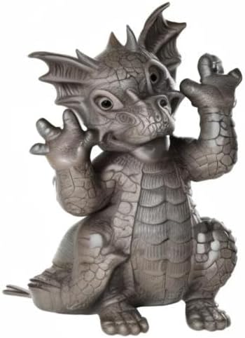 Pacific Giftware Garten Figur Drache schneidet Grimasse 26 cm - Gartendrache Fantasy Deko Statue