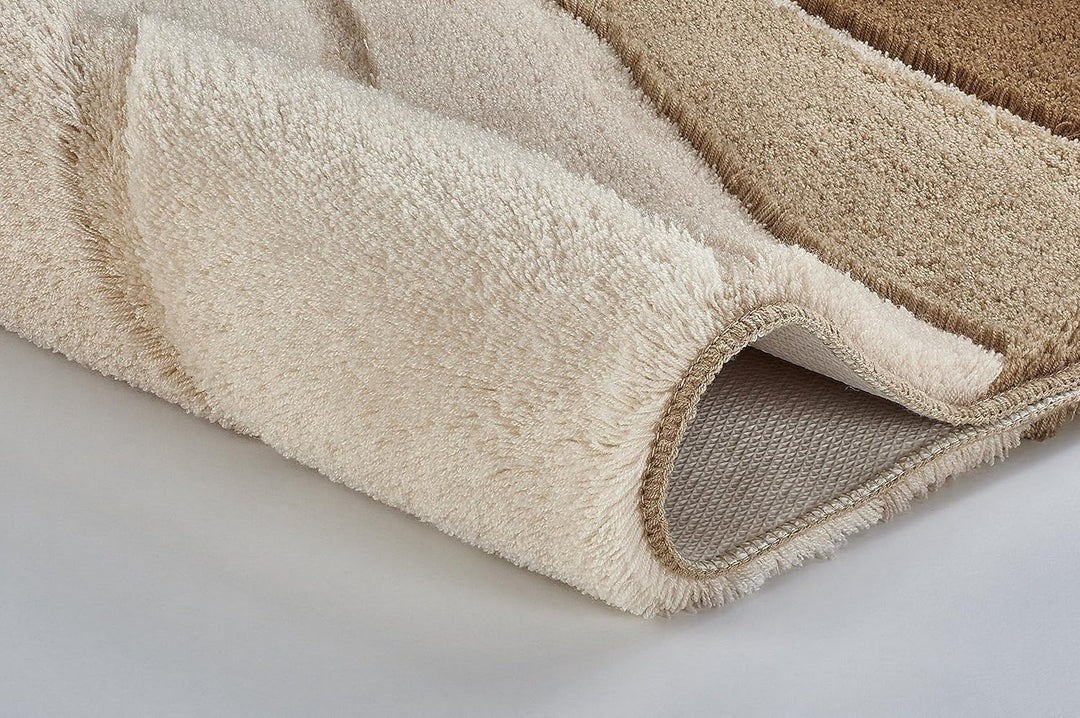 Meusch Badteppich Ocean beige 60 x 100 cm 60 x 100 cm Taupe, 60 x 100 cm Taupe