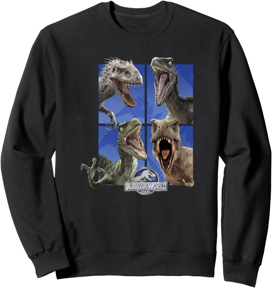 Jurassic World Group Of 4 Dinosaur Roars Sweatshirt
