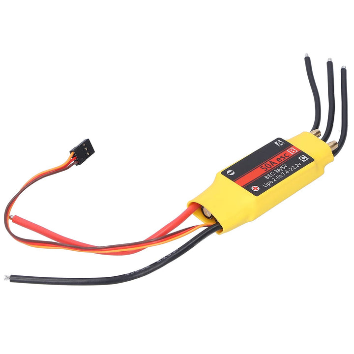 RiToEasysports RC-Boot-Regler, 50A 2-Wege-Brushless-Geschwindigkeitsregler für RC-Boot-Modelle mit 5