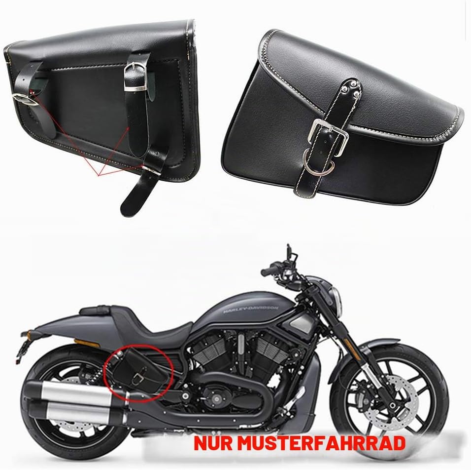 1 Stück Motorrad Satteltaschen Leder PU wasserdichte Rechts Satteltasche Motorrad Side Gepäck Werkze