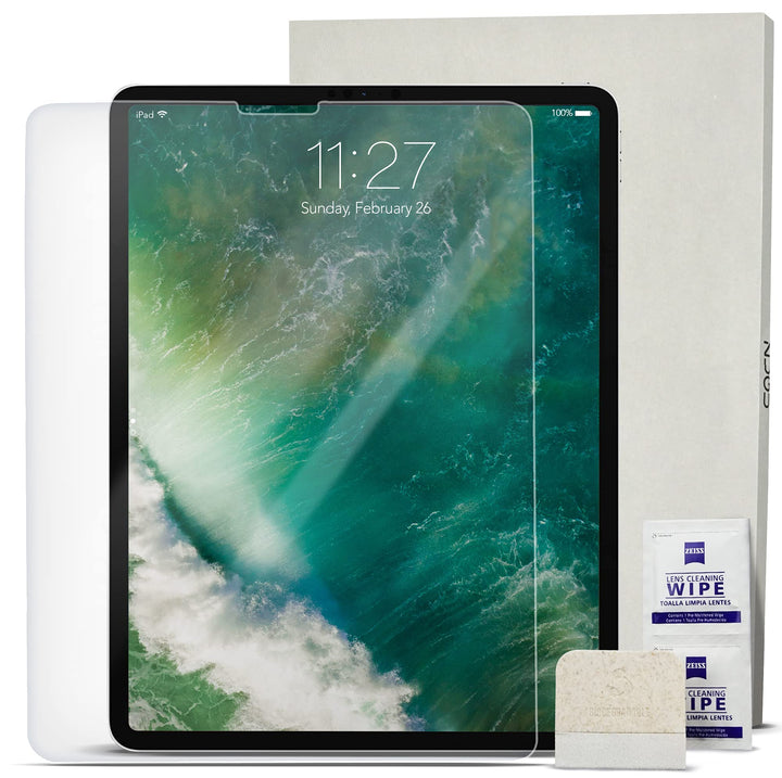 Zugu Hülle Displayschutz für iPad 10.9 10. Generation – gehärtete, kratzfeste Glasfolie – Fingerabdr