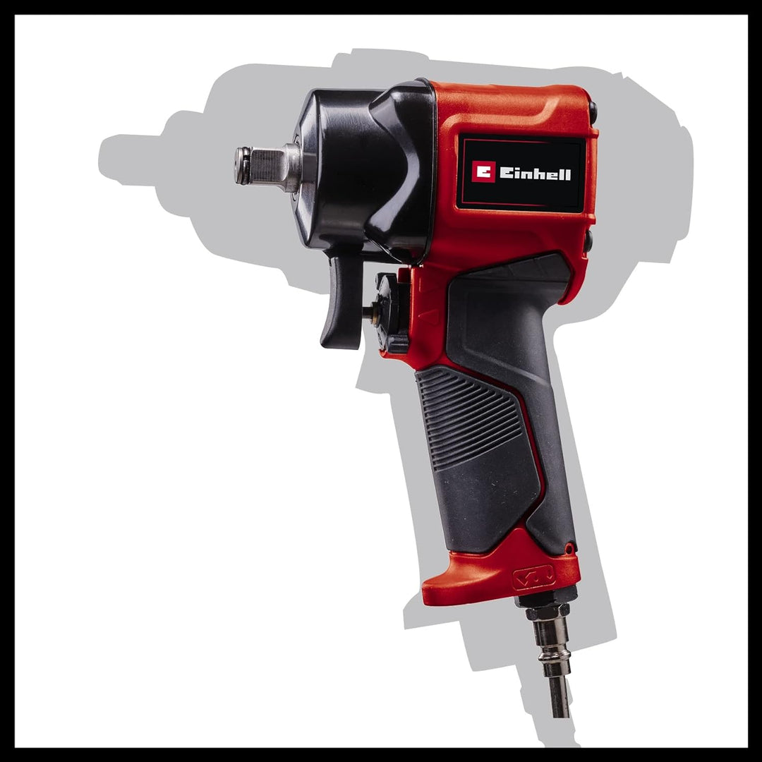 Einhell Druckluft-Schlagschrauber TC-PW 610 Compact (max. 8 bar, max. Drehmoment 610 Nm, 1/2"-Vierka
