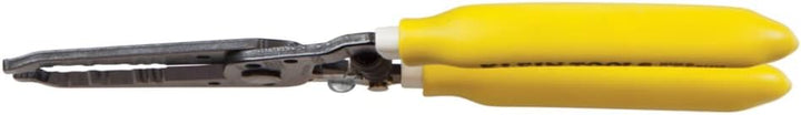 Klein Tools K1412 Wire Cutter/Wire Stripper, Dual NM Cable,Yellow/White, Strips 12 and 14 AWG Solid