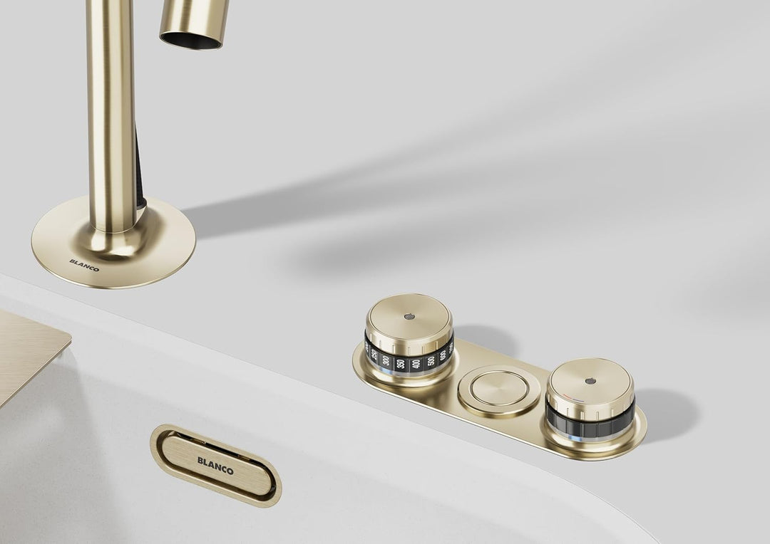 BLANCO CHOICE LUNEOO-S | satin dark steel | stilles, medium, sprudelndes & kochendes Wasser | Auszie