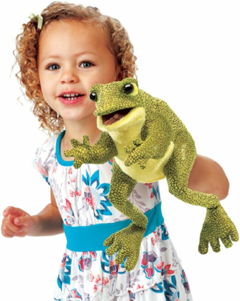 Folkmanis Funny Frog Puppet