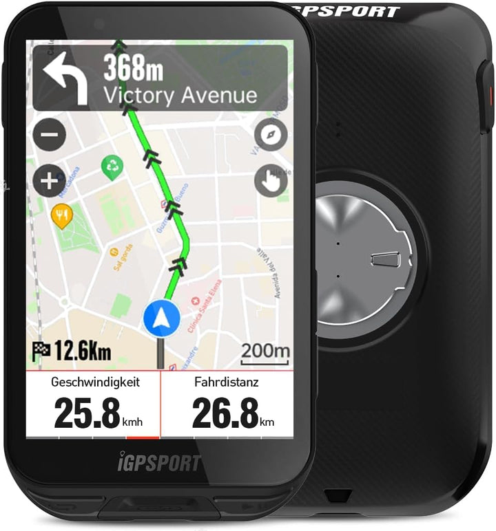 iGPSPORT iGS800 Fahrradcomputer GPS, 3.5" Touchscreen mit 32GB Offline-Kartennavigation, 50 Hours Fa