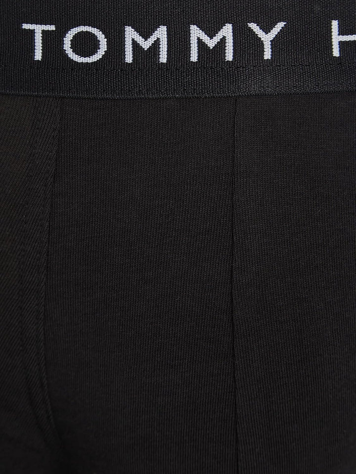 Tommy Hilfiger Herren 3er Pack Boxershorts Trunks Unterwäsche, Schwarz (Black/Black/Black)
