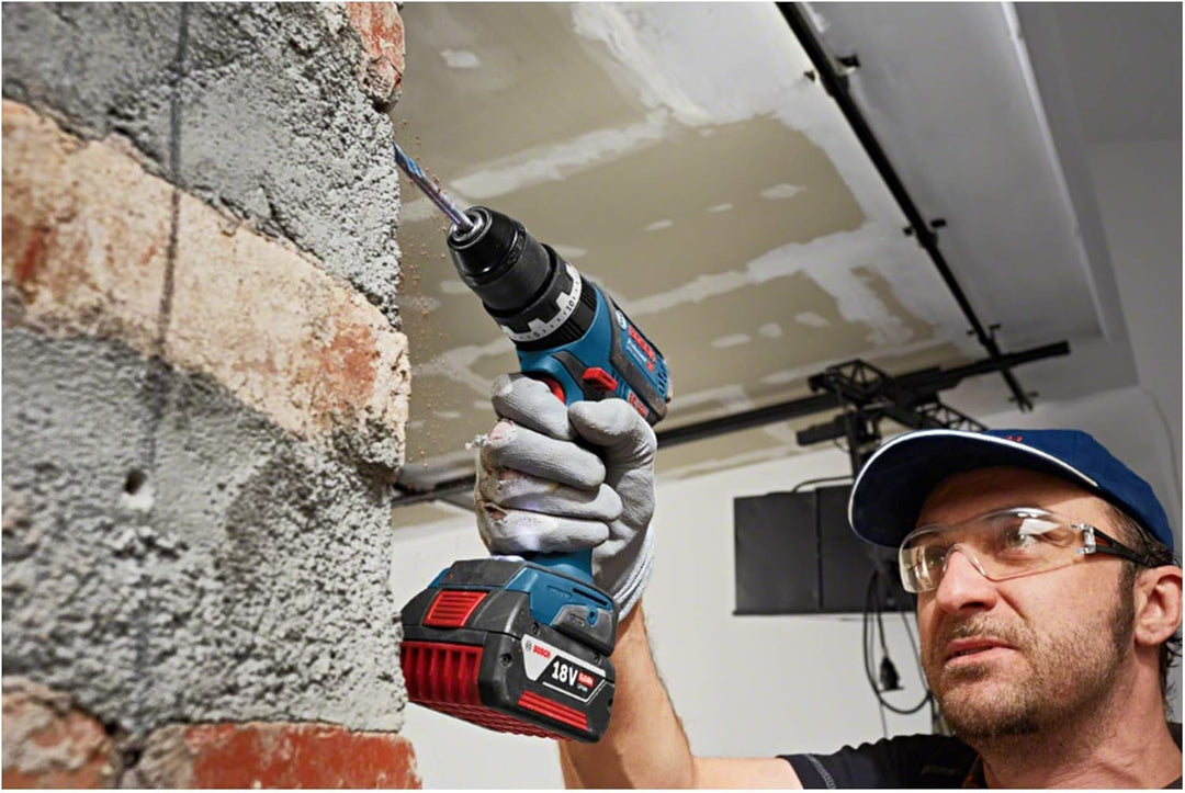 Bosch Professional 18V System Akku Schlagbohrschrauber GSB 18V-60 C (max. Drehmoment: 60 Nm, Bohr-Ø
