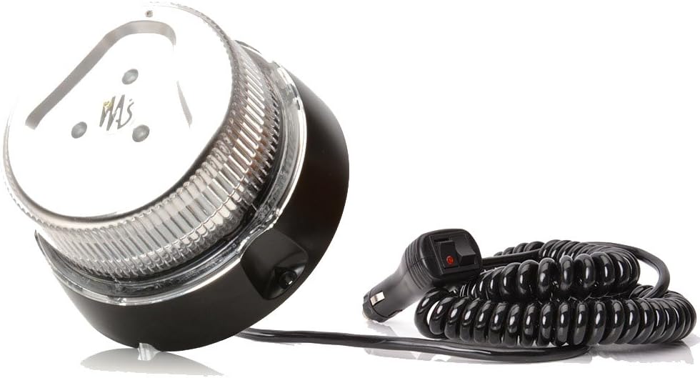 LED-MARTIN R65 BRILAR Design Rundumkennleuchte - klar/gelb - bis 250 km/h