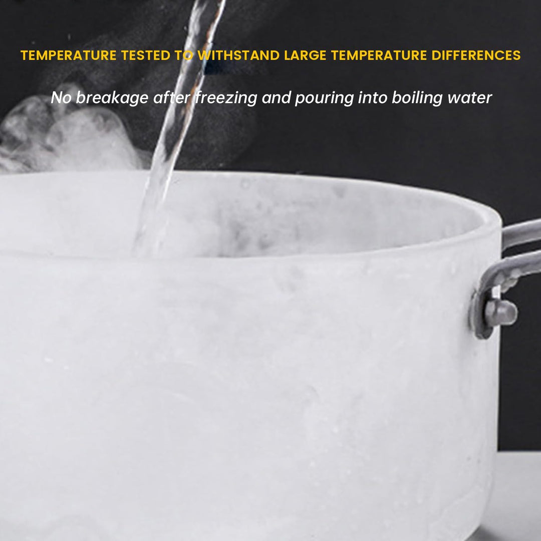 5,5L Glas- Suppentopf Simmertopf - Hitzebeständig Glastopf mit Deckel zum Kochen Transparente Suppen