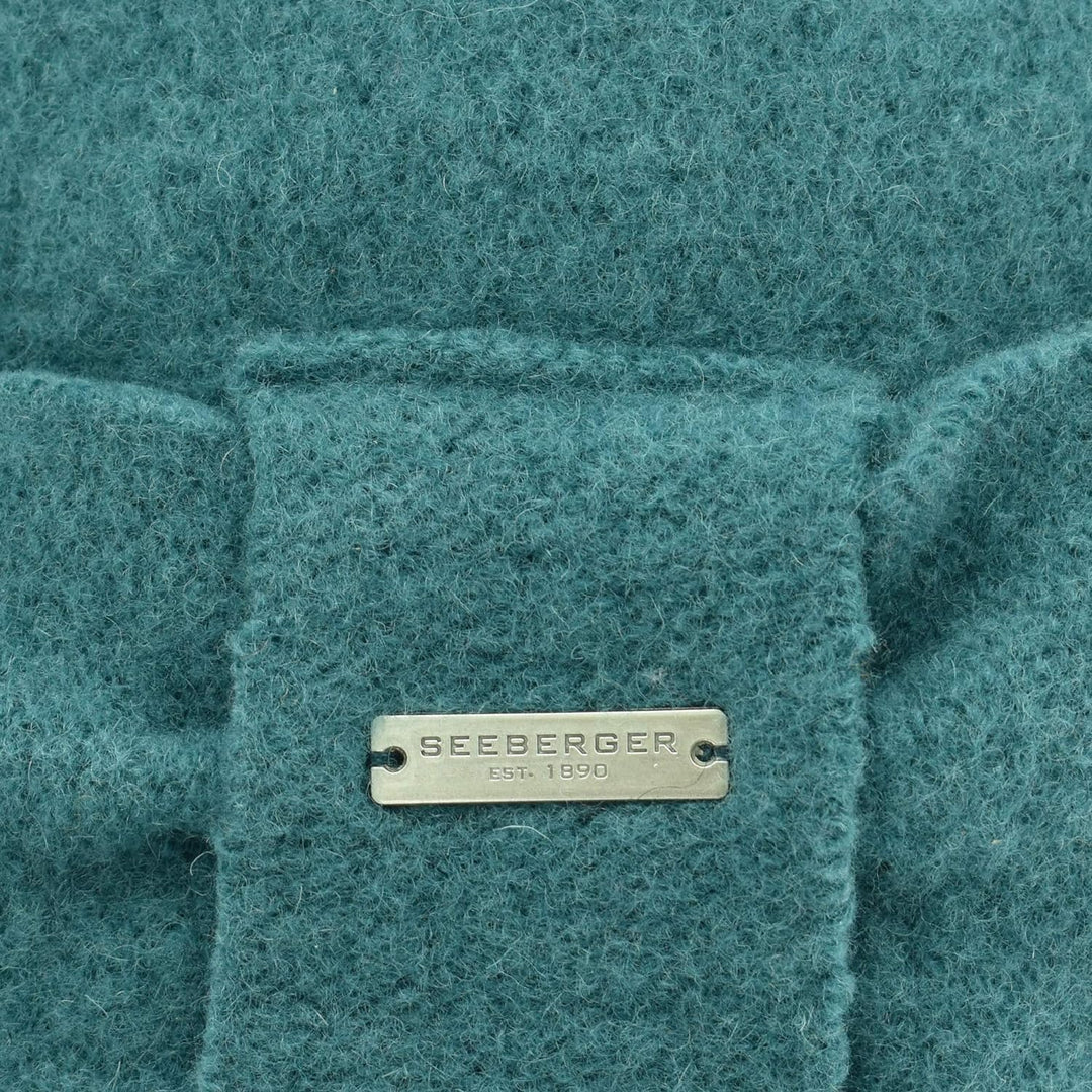 Seeberger Walkbeanie aus Schurwolle - Türkis (59) - One Size