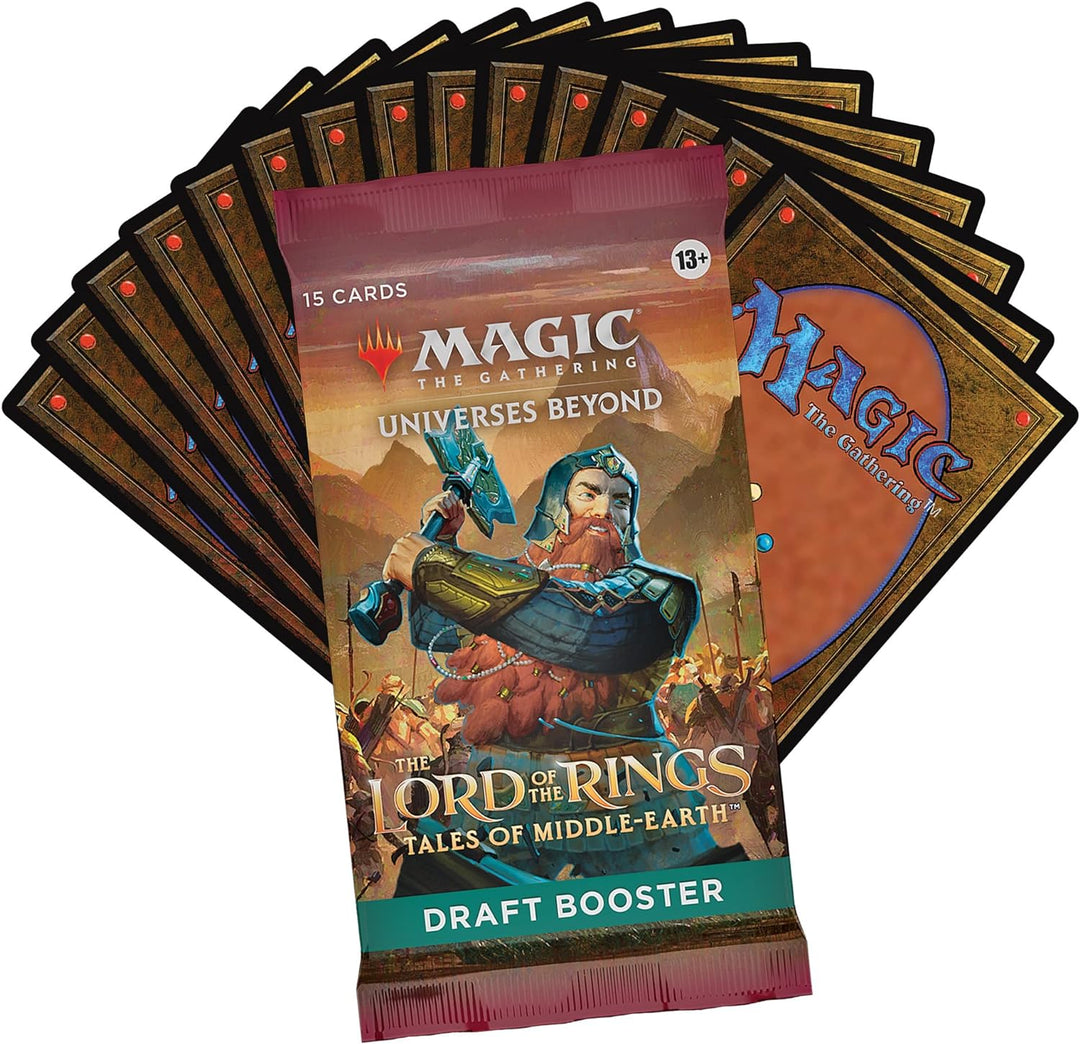 Magic: The Gathering The Lord of The Rings: Tales of Middle-Earth Draft Booster Box - 36 Packs + 1 B