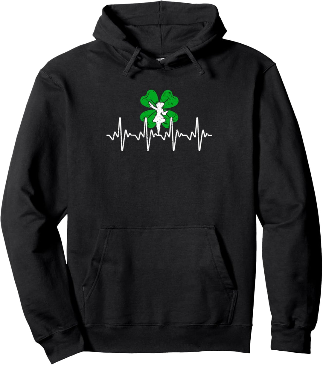 Irish Step Dance Girl Vintage Irland Stepptänzerin Stepptanz Pullover Hoodie