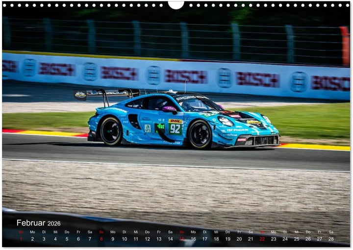 Motorsportkunst aus Weissach (Wandkalender 2026 DIN A3 quer), CALVENDO Monatskalender, A3