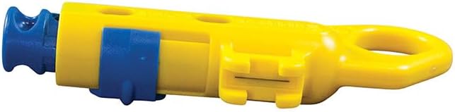 Klein Tools VDV026-212 Koaxial-Einbauset mit Crimpwerkzeug, Kabelschneider, Abisolierzange und F-Ste