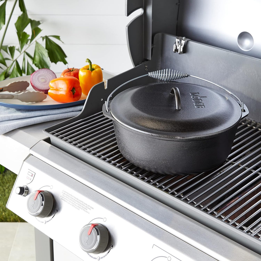 Lodge B00063RWZM Schmortopf aus Gusseisen, Black, 9 Quart 9 Quart Backofen, 9 Quart Backofen