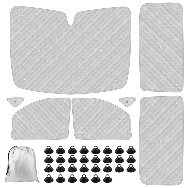 Thermomatte Fahrerhaus Innen Kompatibel mit 2014-2022 Mercedes-Benz VITO III W447/Viano, 7PCS Faltba