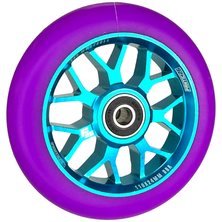 Fantic26 Spy7 Stunt Scooter Rolle I Trick I Tret I Kinder I Roller I Wheel I 110mm I ABEC 11 I Schne