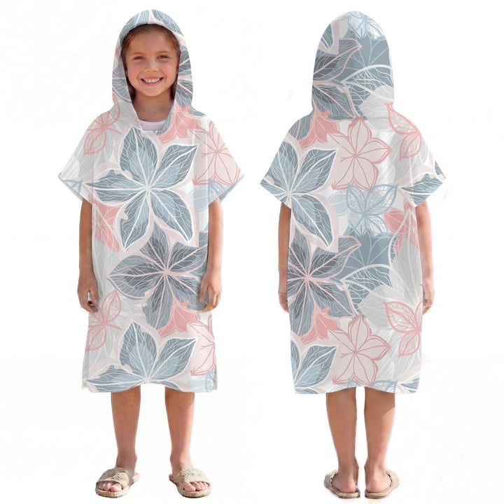 Schnelltrocknender Surfponcho, Wickeltuch, Bademantel, Sporthandtücher für Schwimmer, Hoodie für Kin