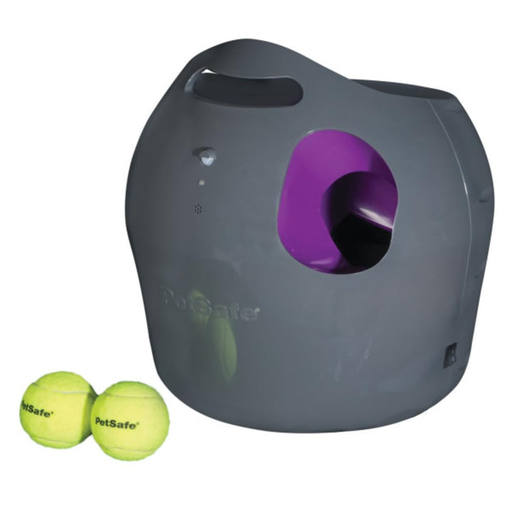 PetSafe Automatisches Hundespielzeug, interaktiver Tennisballwerfer für Hunde, wasserdicht, 1 Stück