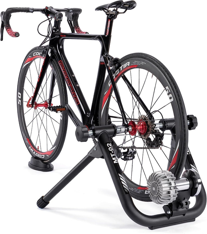 CXWXC Rollentrainer Fahrrad Drahtlos Bluetooth oder ANT Kompatibel mit Zwift app Fluid Fahrrad Rolle