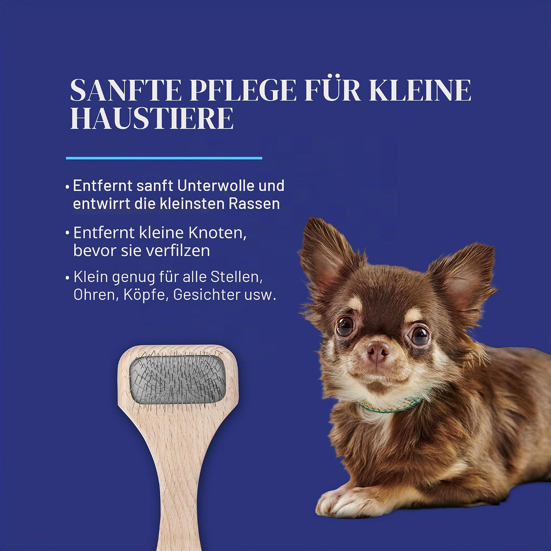 Chris Christensen Mark X Tiny Head Slicker for Pets weiss Tiny, 1 1/2 in x 6 in body, weiss Tiny, 1