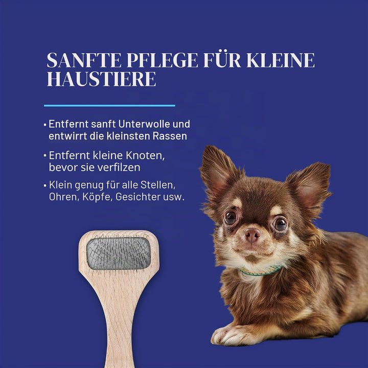 Chris Christensen Mark X Tiny Head Slicker for Pets weiss Tiny, 1 1/2 in x 6 in body, weiss Tiny, 1