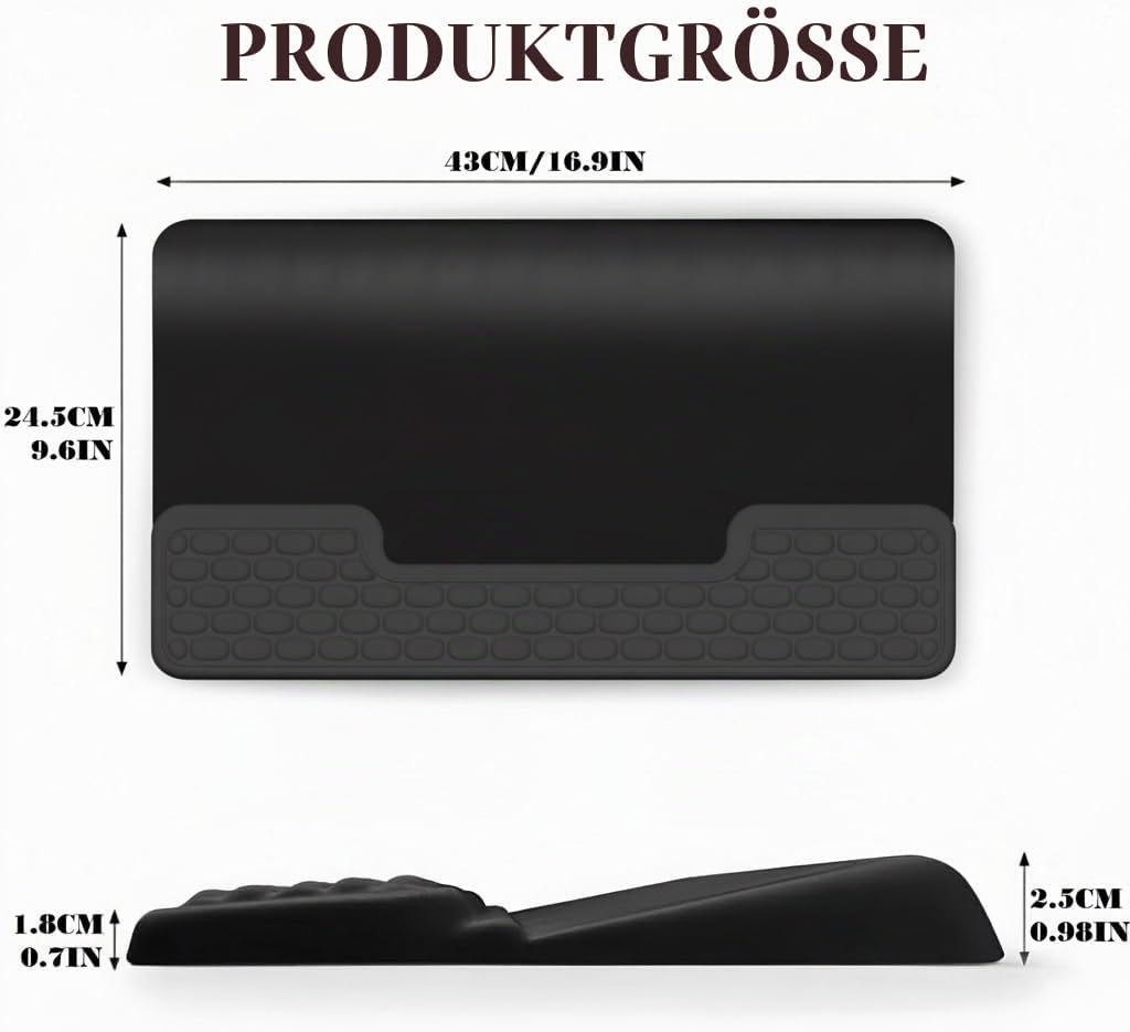 Tastatur Ständer mit Handgelenkauflage,Ergonomisches Tilt Tastaturständer,Ergonomischer Bequemer Wri