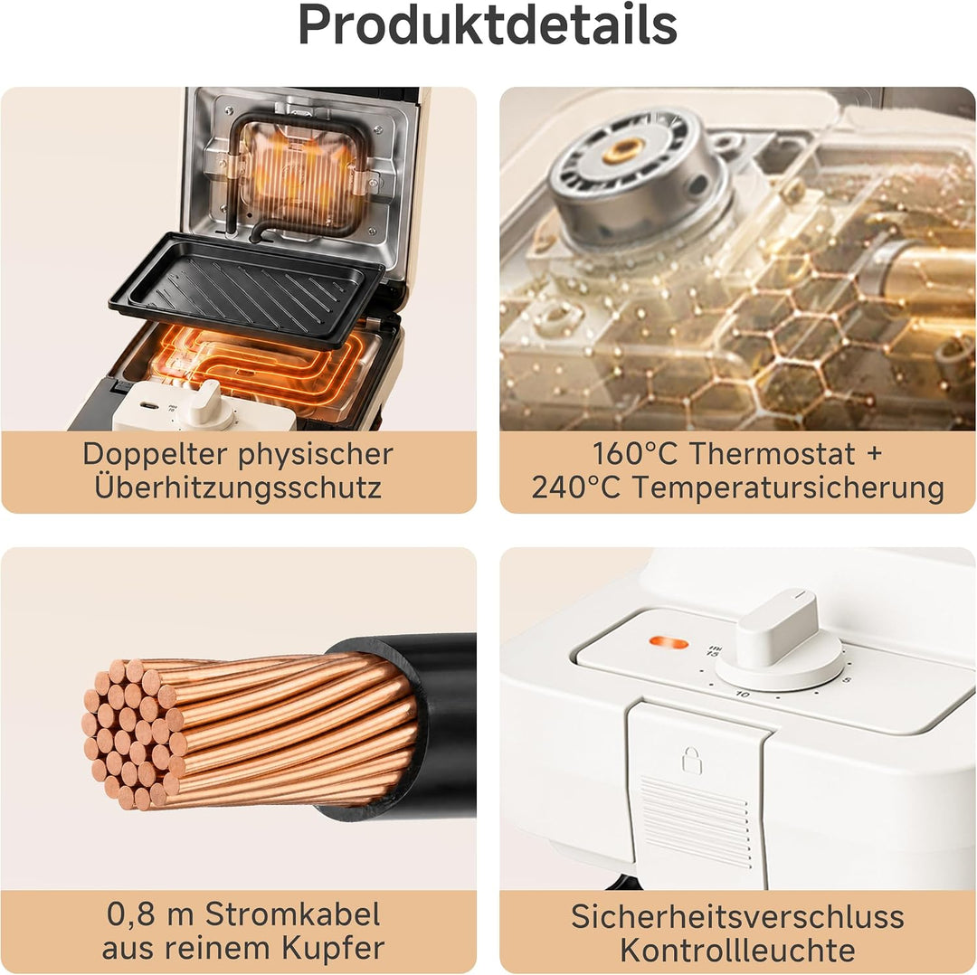 SIMPLUS Sandwichmaker