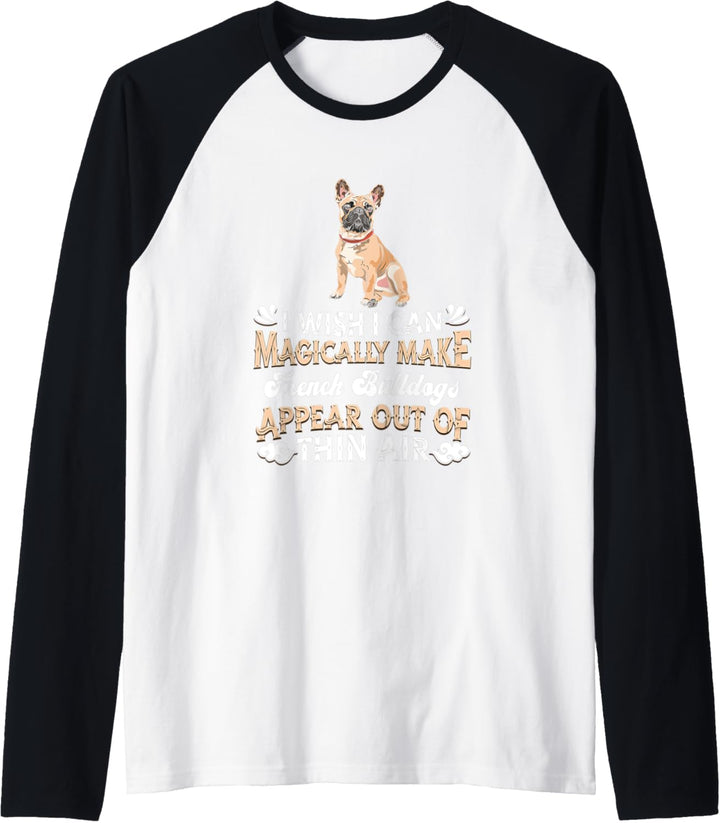 Französische Bulldogge Hund Frenchie - French Bulldog Raglan