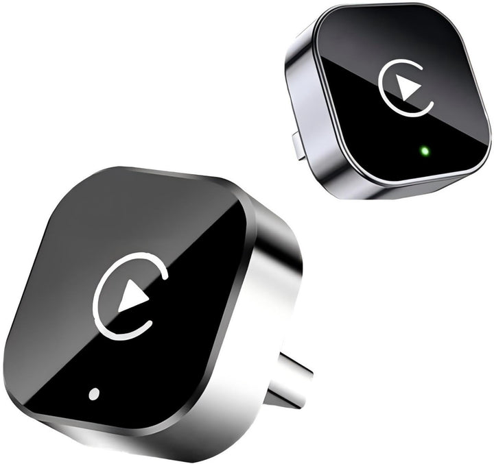 2026 Upgrade 2-in-1 Mini Wireless CarPlay Adapter, Plug & Play Kabelloser Android Auto Dongle, Autom