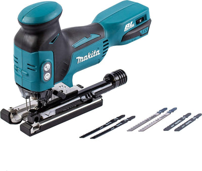 Makita Akku-Pendelhubstichsäge, (18 V Im Makpac Inklusive 1 Akku), DJV181Y1J, Holz, Metall SystemKIT