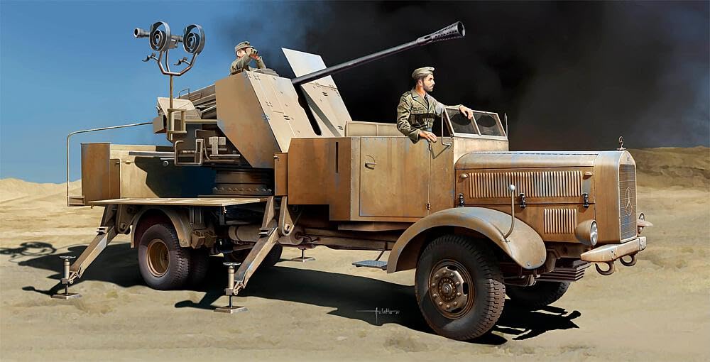 Trumpeter 09595 German L4500A Mit 5Cm Flak 41 I - massstab 1/35 - Modellbausatz