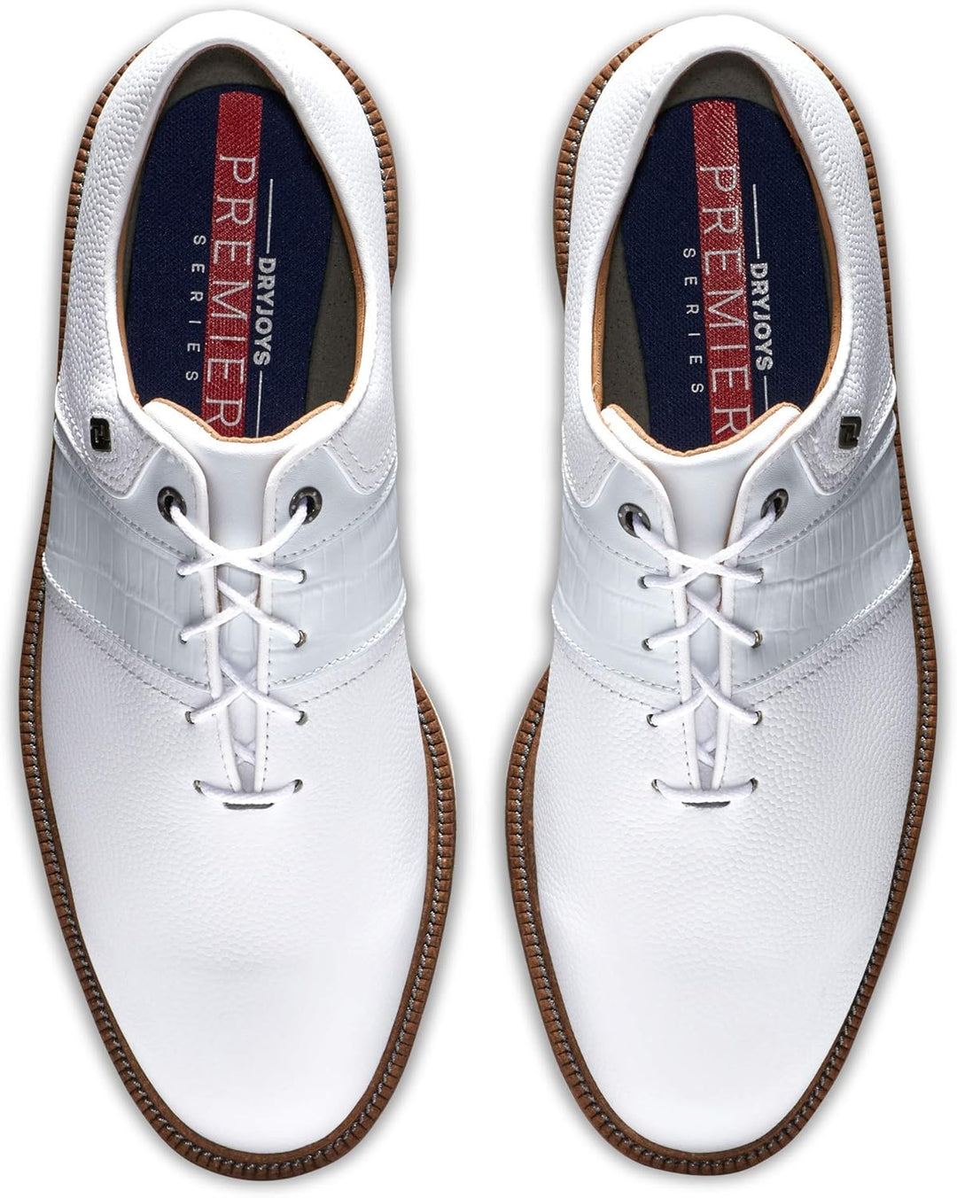 FootJoy Herren Premiere PackardGolfschuh 40.5 EU X-Weit Weiss, 40.5 EU X-Weit Weiss