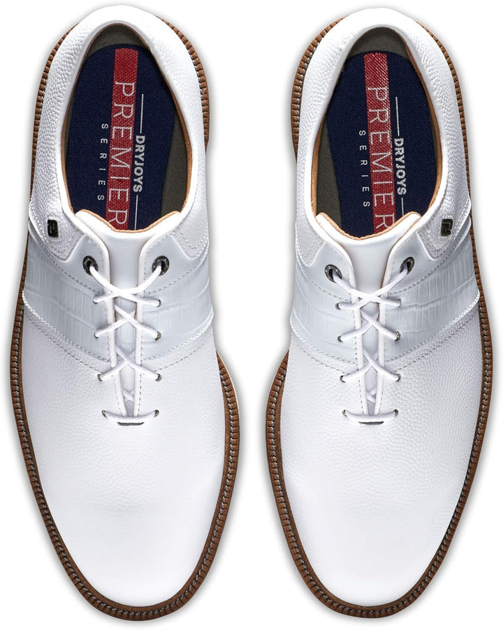 FootJoy Herren Premiere PackardGolfschuh 40.5 EU X-Weit Weiss, 40.5 EU X-Weit Weiss