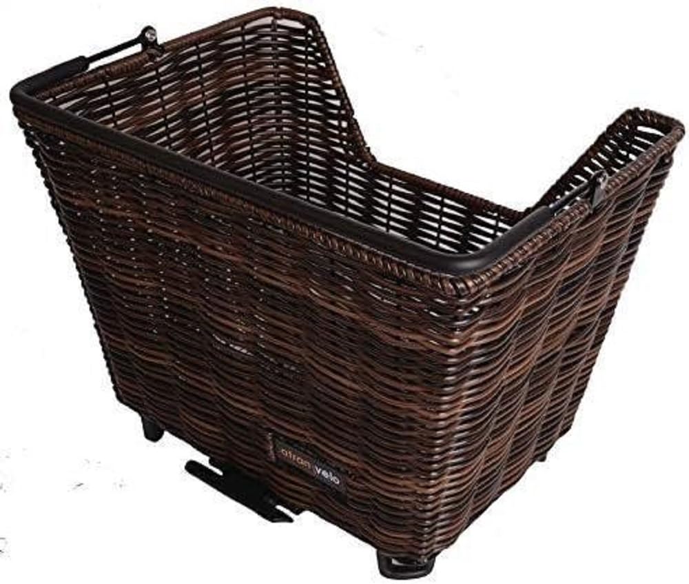 Atran Velo Unisex – Erwachsene Picnic AVS Farhrradkorb 25 x 40 x 31 cm Braun, 25 x 40 x 31 cm Braun