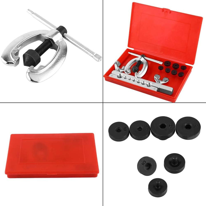 Bördel-Set für Schläuche aus Kupfer, Messing und Aluminium mit 7 verschiedenen Schnittgrössen, zum A