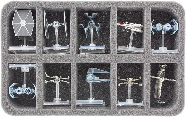 Feldherr MEDIUM Tasche Star Wars X-Wing Imperium/Decimator, Lambda Fähre, 25 Schiffe